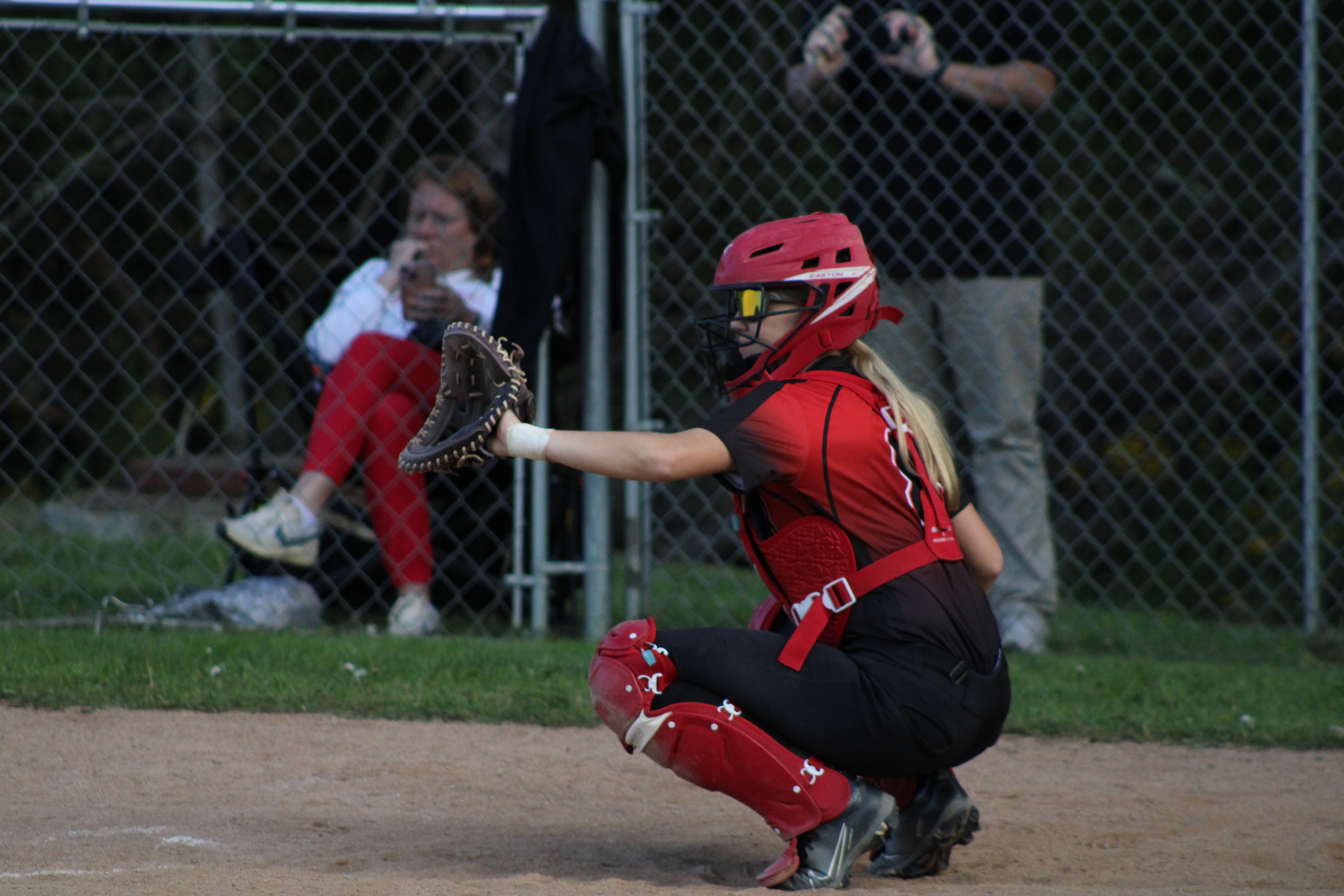Williams behind home plate