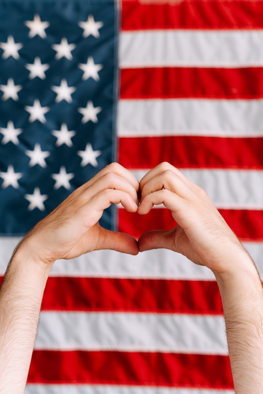 photo of hands in heart sign